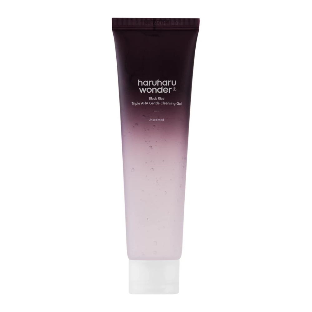 Haruharu Wonder Black Rice Triple Aha Gentle Cleaning Gel