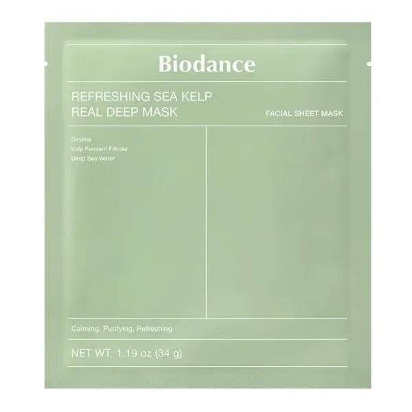 Biodance – Refreshing Sea Kelp Real Deep Mask - 34g